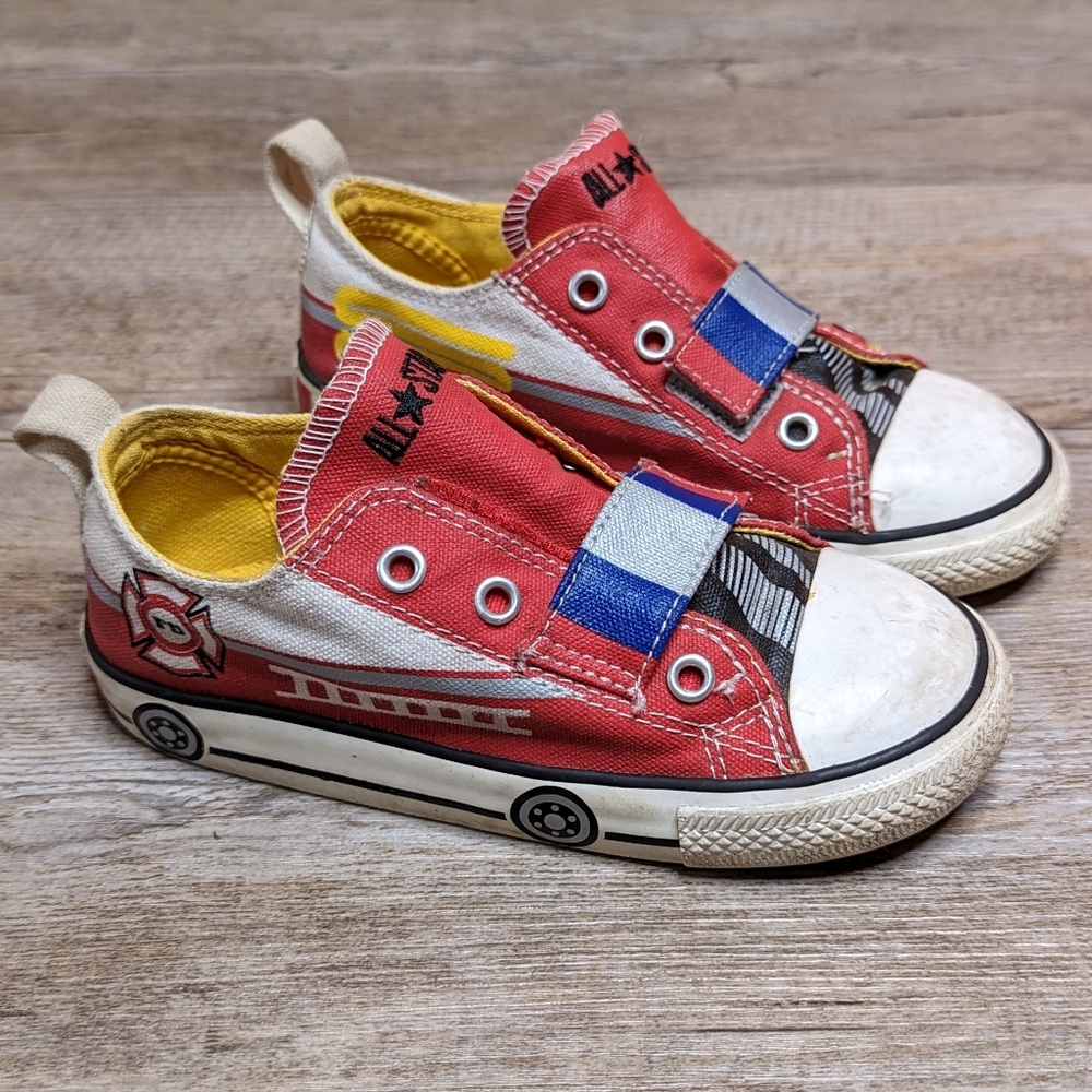 Fire truck Converse kids 10